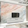Mural Pink Gray Marble Pattern Wallpaper For Walls 3d Modern Living Room Marble Wall Mural Decor