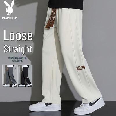 Pantalon de survêtement décontracté à jambes droites pour homme