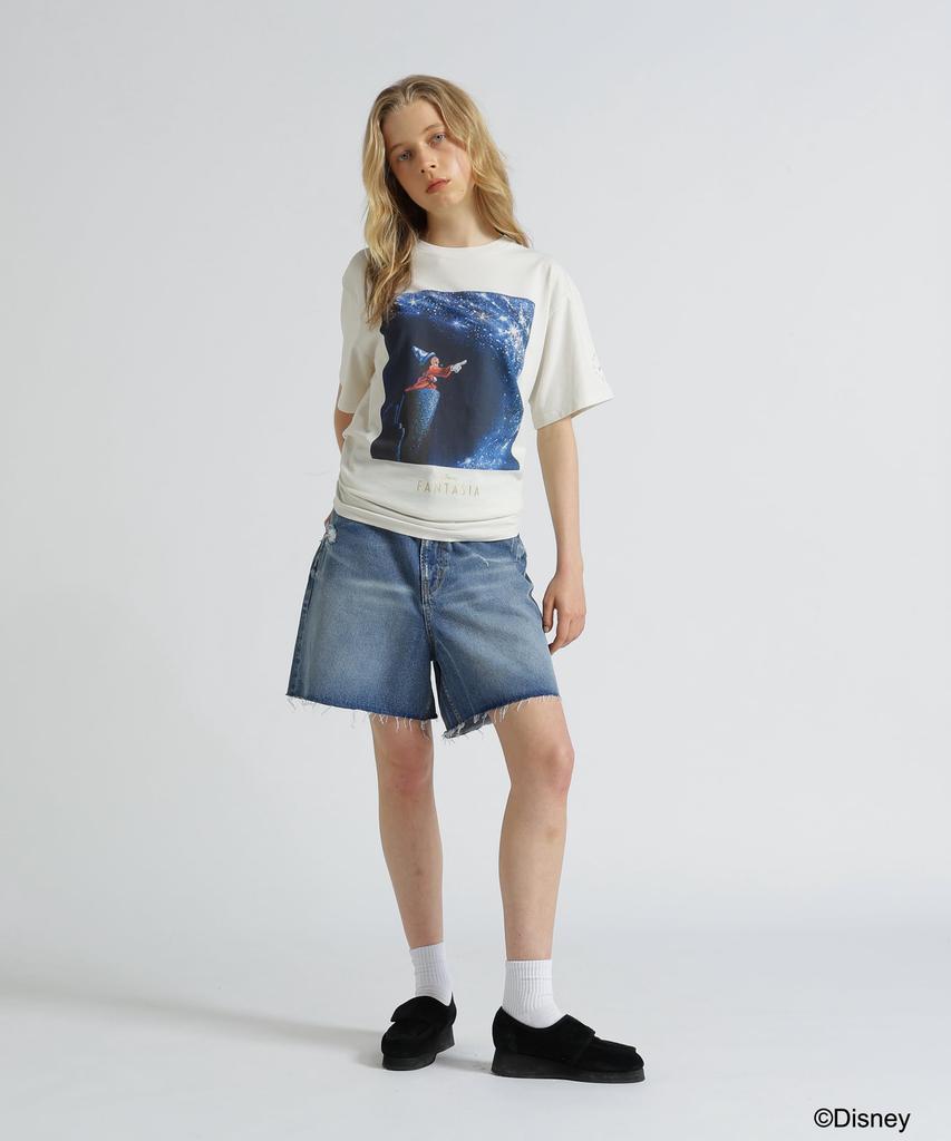 AVIREX Collection FANTASIA MICKEY MOUSE FILM MAGIC WOMAN F 033 T-SHIRT Women's Off-White 783-5235612