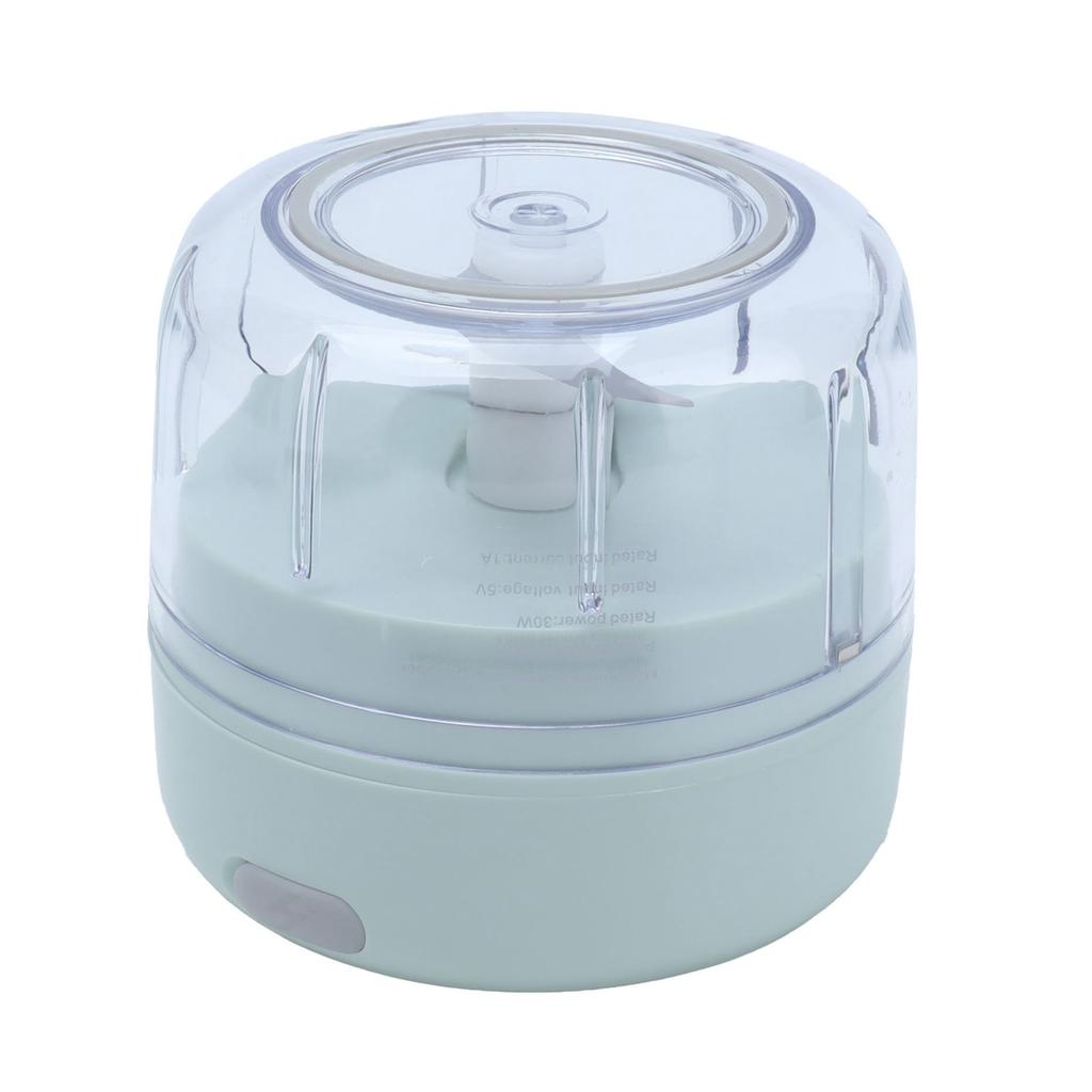 100ml Elektrischer Knoblauchhacker USB Wiederaufladbar Tragbarer Fleischwolf Zerkleinerer für Zuhause Küche Grün