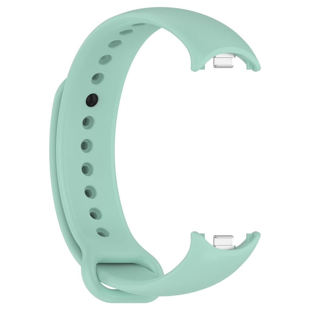 Silicone Strap for Xiaomi Mi Band 9 8 Strap NFC Sport Metal-plug Rubber Bracelet Wristband For Xiaomi Smart Band 8 Accessories
