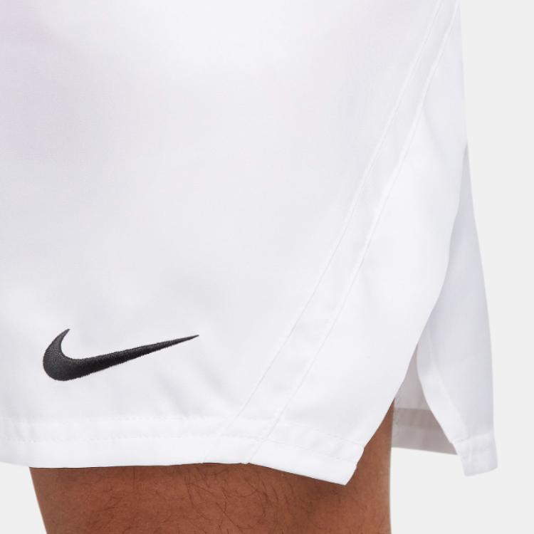 Nike Court Victory Solid Logo Elastic Waist Tennis Casual Shorts Men shorts White FD5380-100