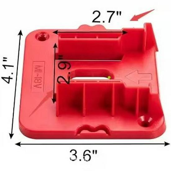 Milwaukee M18 18V Wall Mount Dock for M18 48-11-1815 Battery