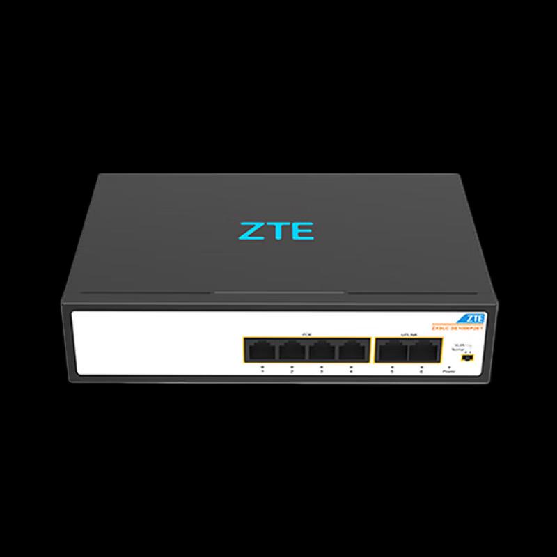 

ZTE ZXSLC SE1006P2ET 6-Port 100M Managed PoE Switch
