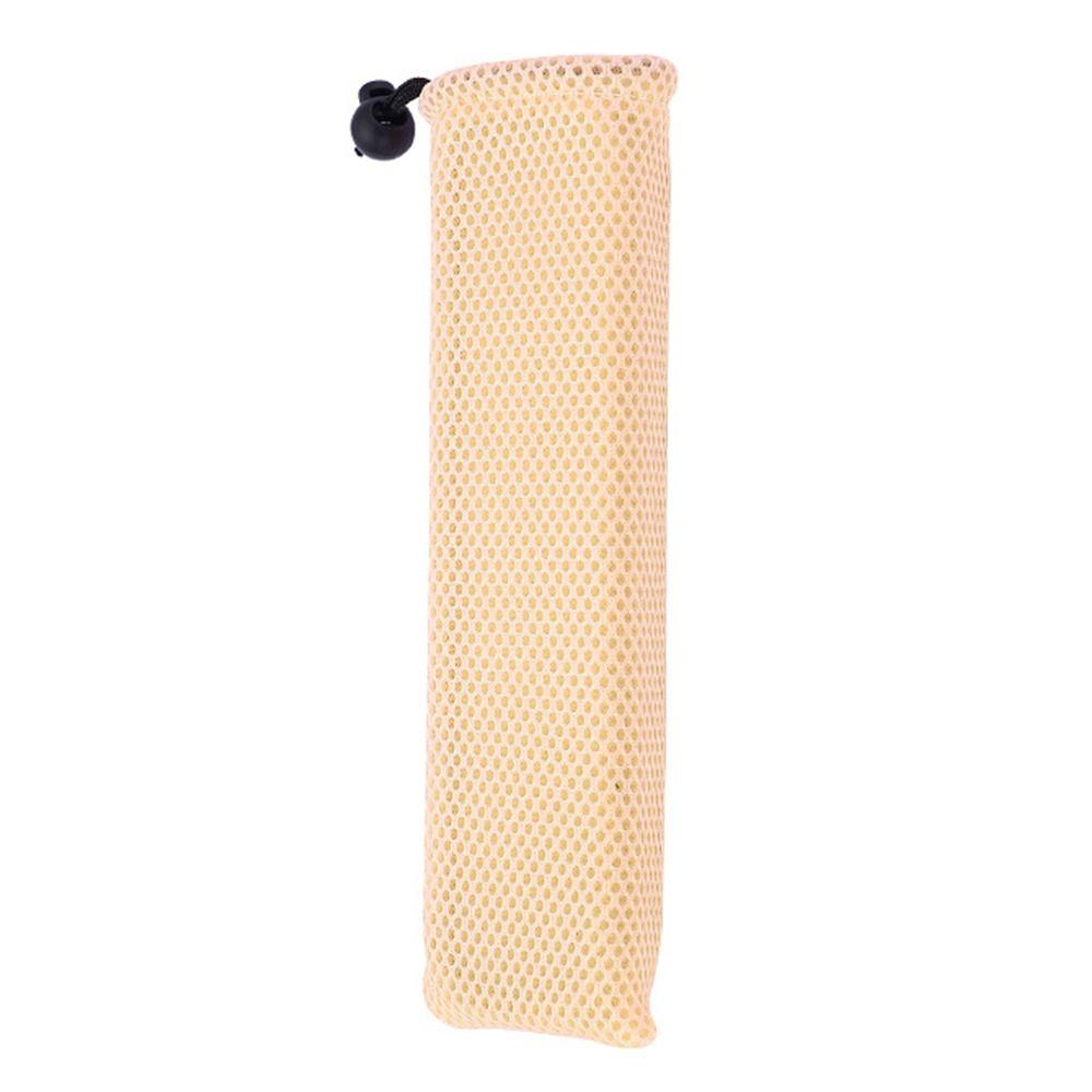 

Multi Purpose Straw Pouch Tableware Pouch Tableware Storage Bag Storage Bag Mesh Drawstring Bag бежевый