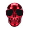 Plating Skull Přenosný bezdrátový reproduktor Bluetooth Mini Subwoofer Stereo s DSP kompatibilní s telefonem/PC Outdoor Car Waterproof Audio