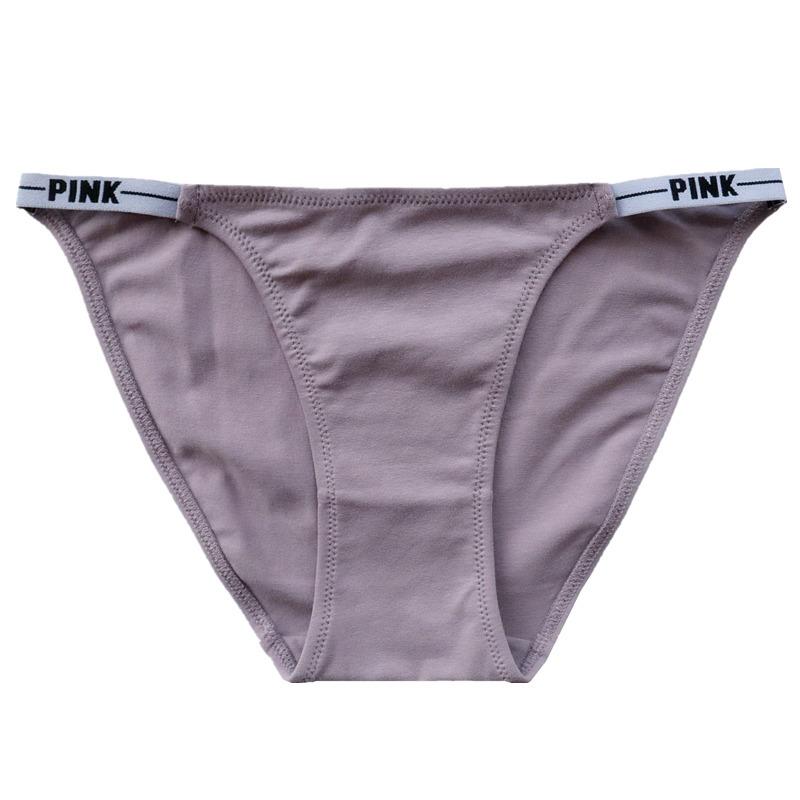 Women's Briefs Printed Letter Thin Belt Sexy Panties Women Low Fanny Pack Buttocks Women Bareathable Underwear