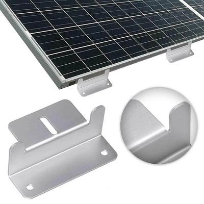 4 stuks/set Z-type eenheden met behulp van zonnepaneel montagebeugel rekken kit voor camper boot off-grid dak zonnepaneel aluminiumlegering beugel