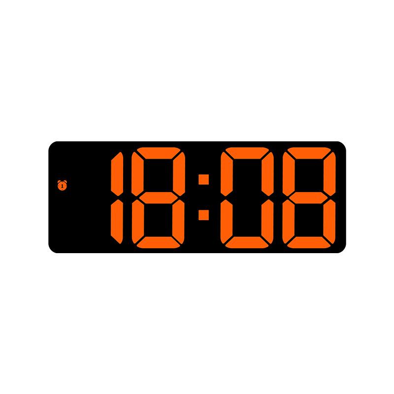 Led Mini Mirror Alarm Clock Electronic Digital Alarm Clock Digital Table Clock Room Desk Decorating Smart Small Tools Home