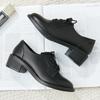 Gentle flat-bottomed spring and autumn single shoes spring women's shoes casual small leather shoes women