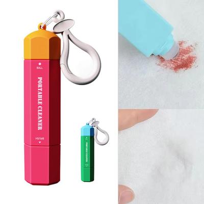 Stylo Détachant 15ml Instantané Double Tête Bâtonnet Désodorisant Huile Portable Avec Tête Brosse Détachant Sans Eau Soin des Vêtements