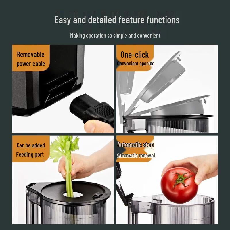 Hurom H320N Wide Caliber Slow Juicer CN plug (adapter included)