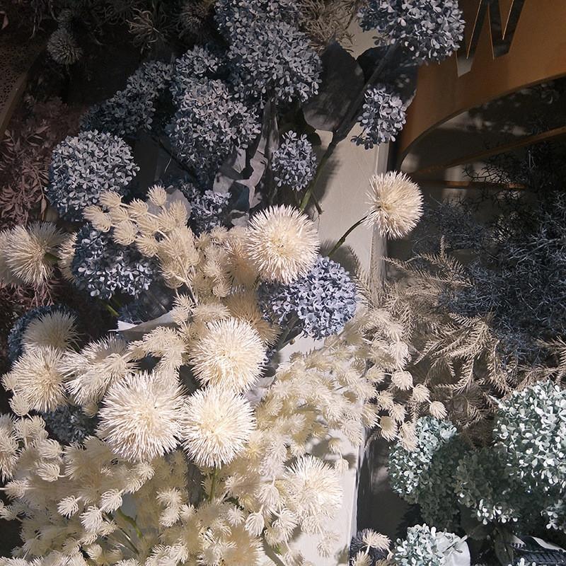 Artificial Snowball Hydrangea Stems Multibranch For Wedding Home Decor Gift