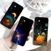 O-Outer W-Wilds Soft Black Phone Case for Samsung Galaxy A73/A72/A71/A70/A53/A52/A51 Compatible with Multiple Models