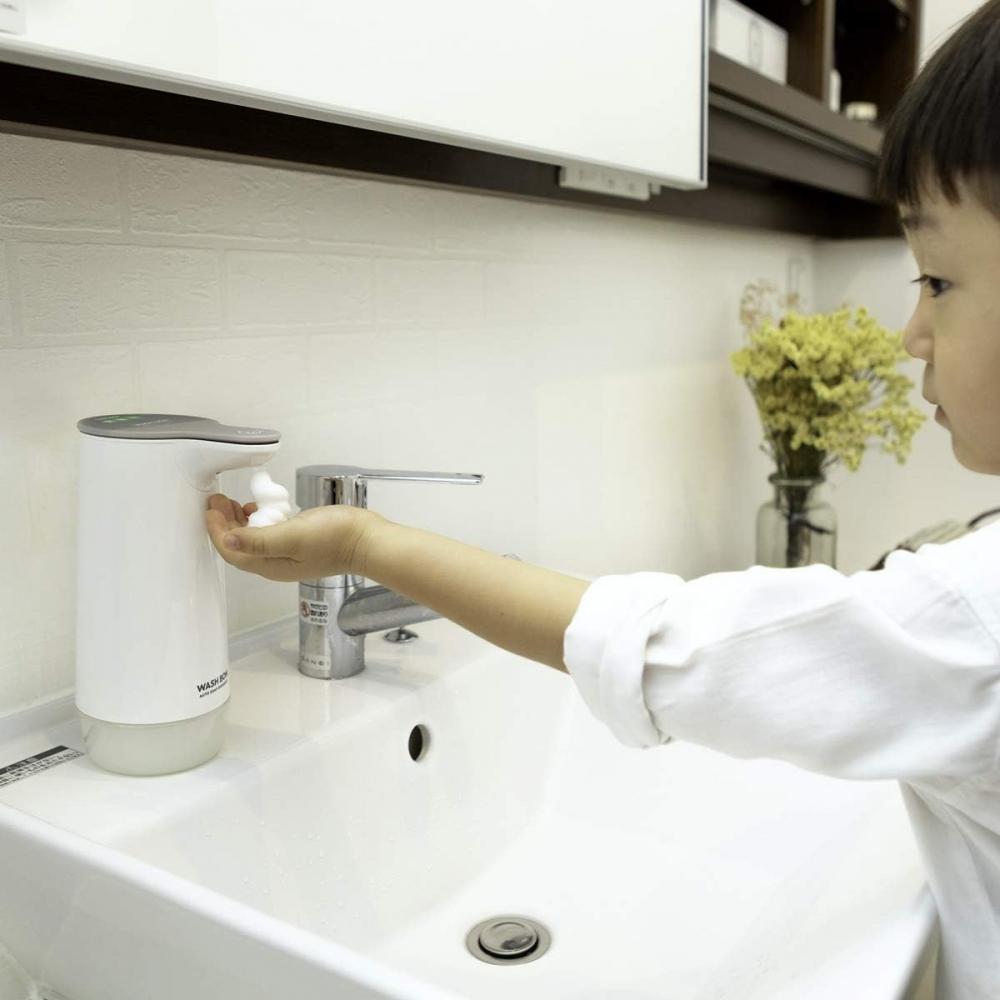 Saraya Wash Bon Auto Soap Dispenser White Clear