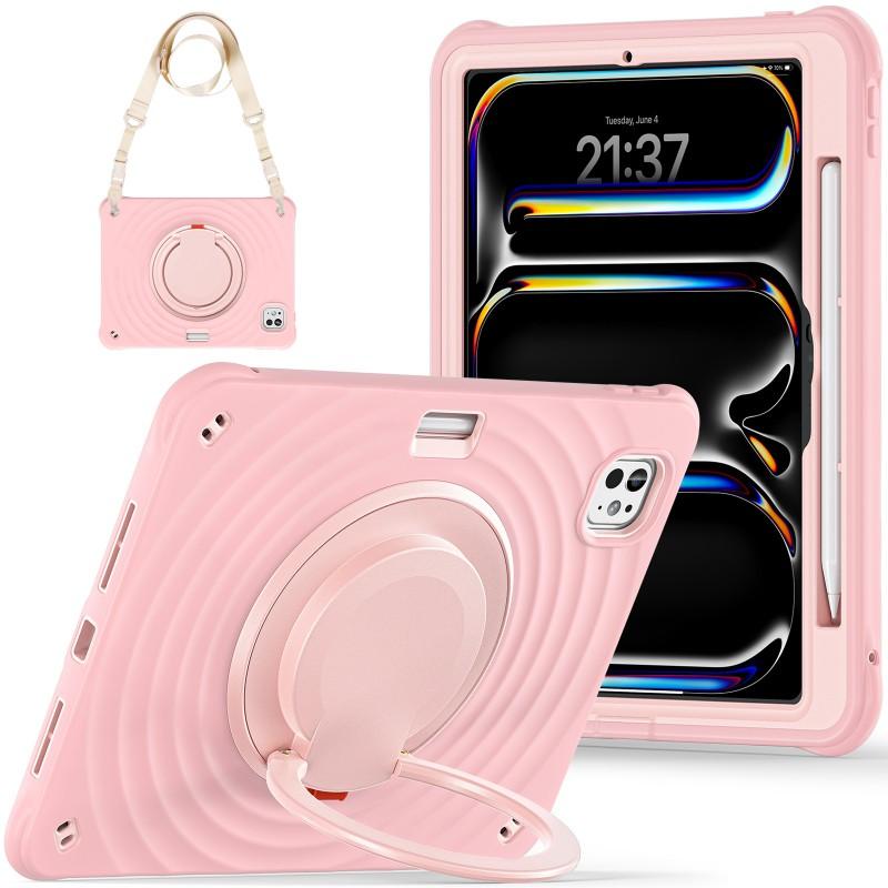IPad Pro 11 Case 360 Rotating Stand Shockproof Hand Strap Outdoor Tablet Cover