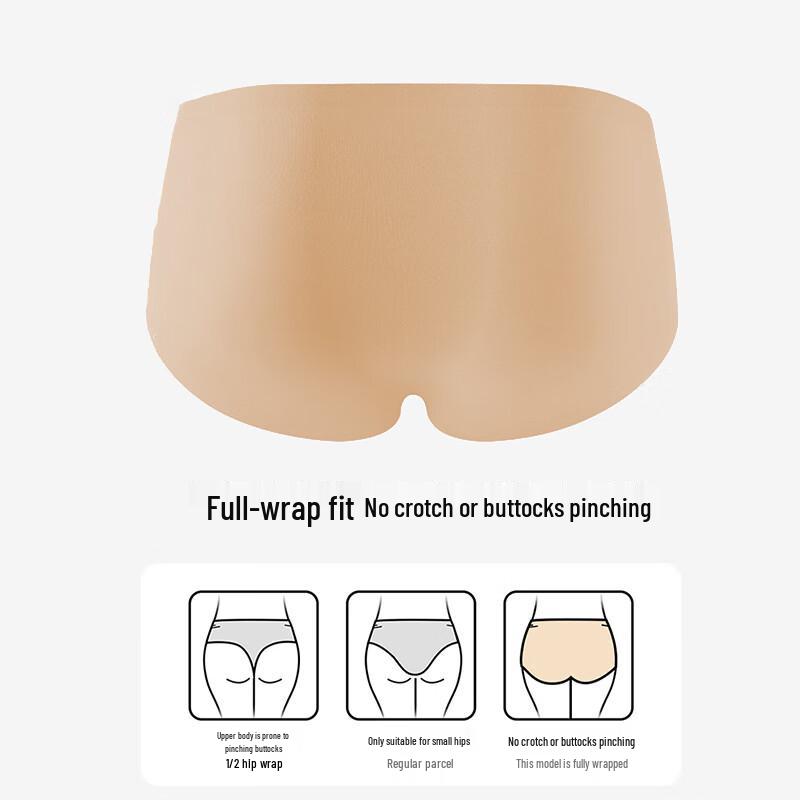 Yalu Women's Seamless Antibacterial Briefs (4-Pack)