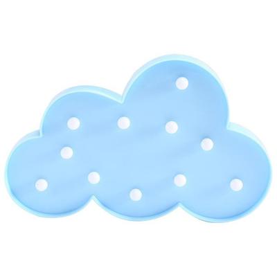 1 Stks Beautiful White/Blue Cloud LED Night Warm Lamp Marquee Nice Gifts for Kids Room Decorations