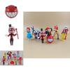 Colorful Pvc Cartoon Model Figures Of Magical Number Circus For Trendy Car Decoration