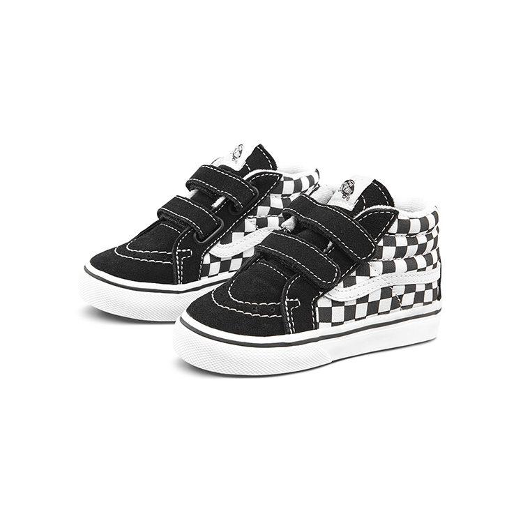 Vans Sk8 -Mid Reissue V Toddler 'Checkerboard - Black White' VN00018WHRK