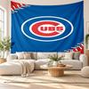 Chicago Cubs Wall Tapestry, Soft Fabric Wall Hanging, Decorative Backdrop For Bedroom Home Wall Art