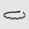 LALA Handmade Woven Hairband - Silver