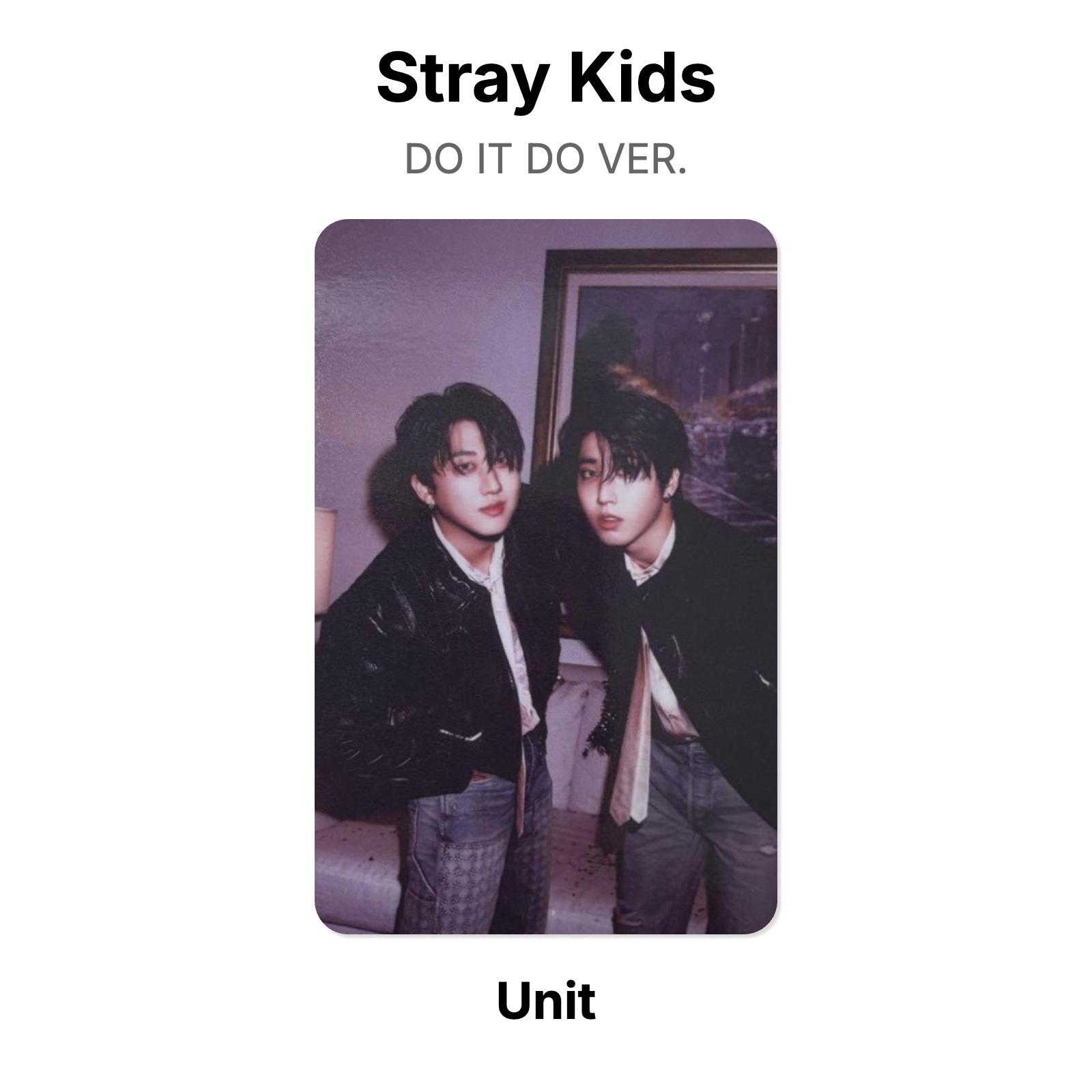 Stray Kids DO IT DO VER. Official Photocard Unit