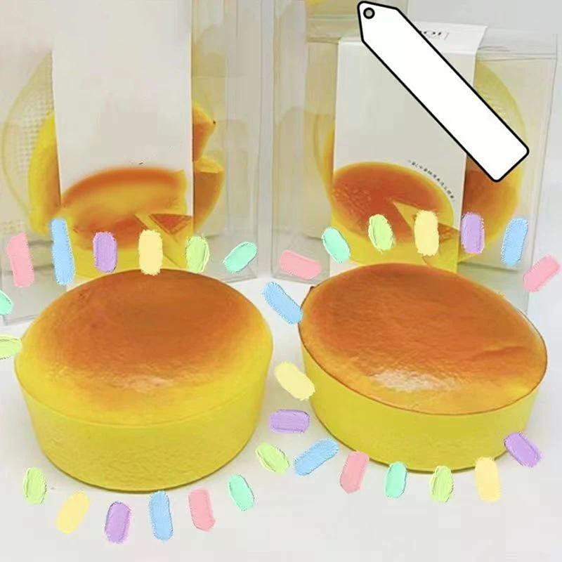 Creative Simulated Steamed Cake Slow Rebound Pinch Decompression Vent Toy Squish Slow Rising Relief Stress Toy For Children Gift