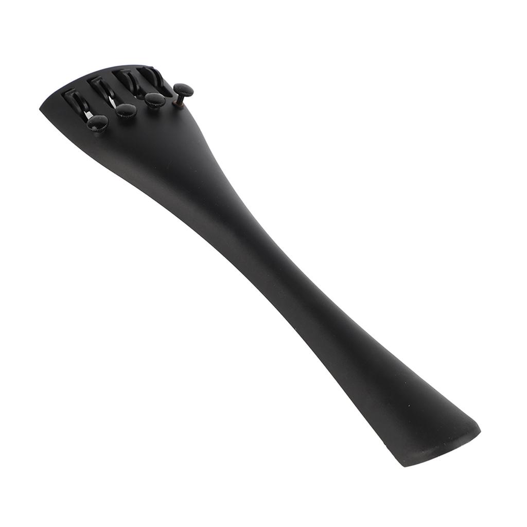 44 Cello Tailpiece with 4 Tuners Carbon Fiber String Tailpiece Replacement Cello Tuning Accessory