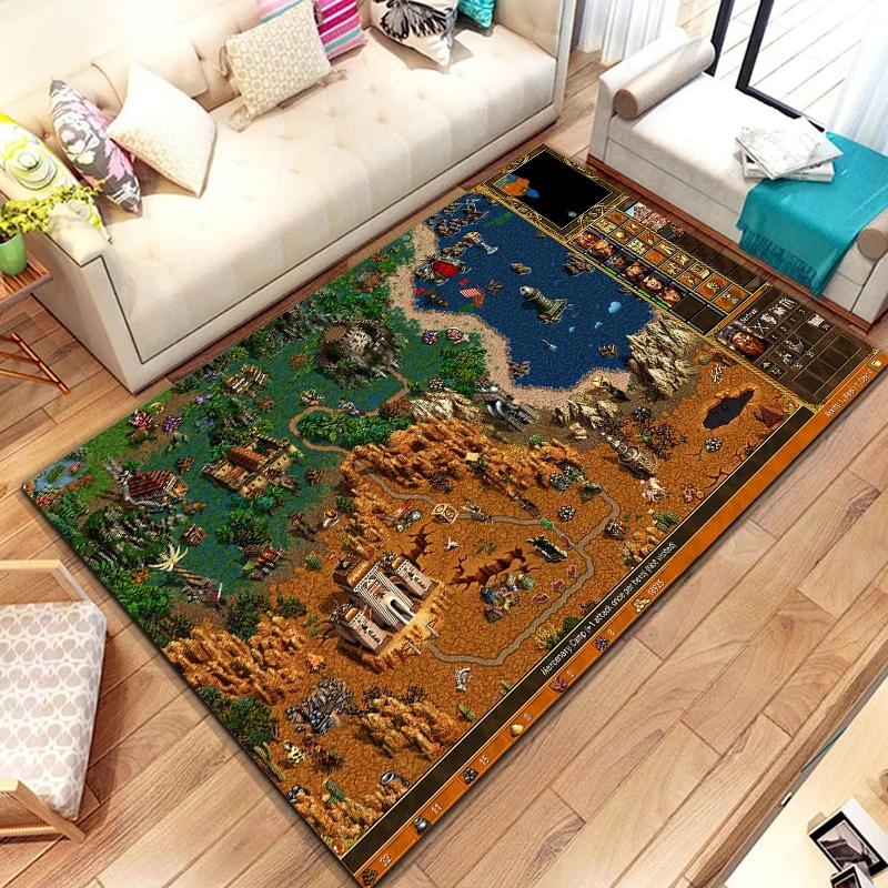 Heroes-of Might and Magic 3 Dywan do druku Salon Sypialnia Dywaniki do rekwizytów fotograficznych Zdjęcie Prezent urodzinowy Akcesoria domowe