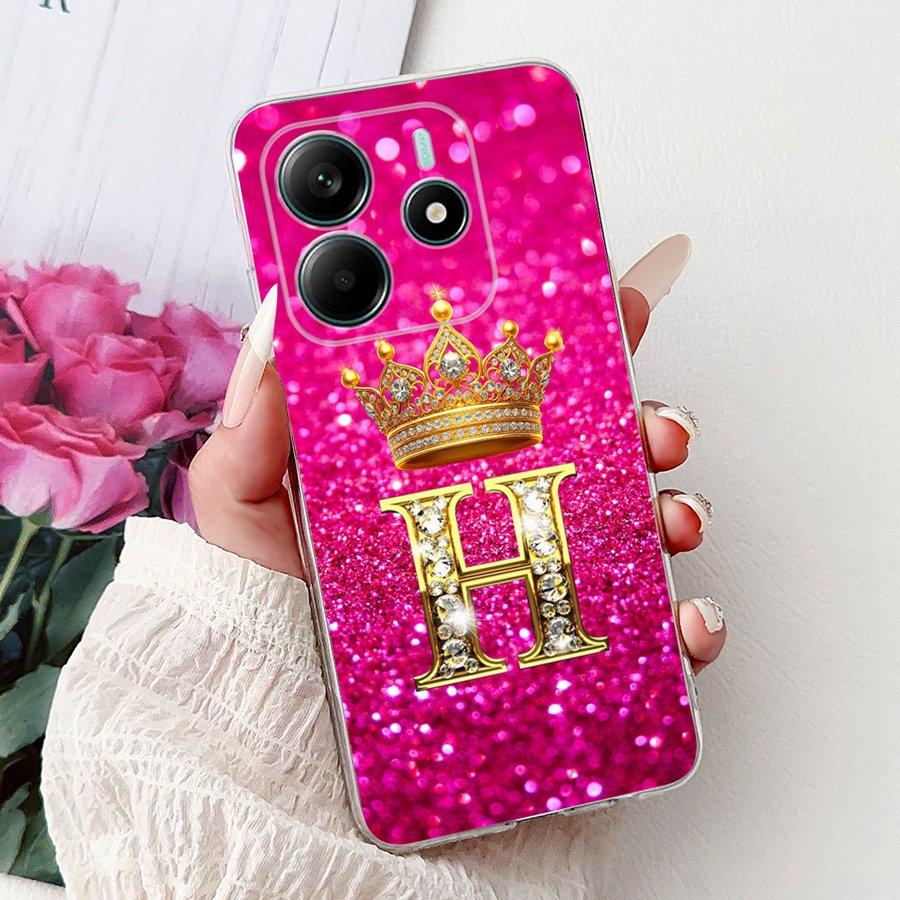 New Letter Painted Case for Xiaomi Redmi Note 14 Pro 5G Soft Silicone Fundas Soft Silicone Shell for Redmi Note14 5G 14Pro Capa