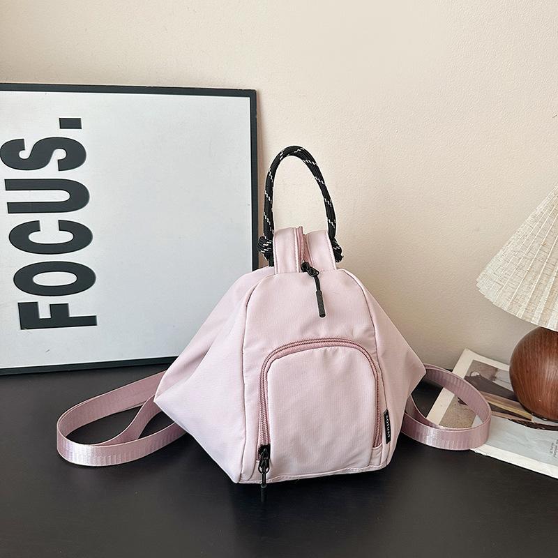 Casual Solid Color New Light and Fashionable 2025 New Multi-purpose Simple Large-capacity Shoulder Crossbody Women's Backpack Bag