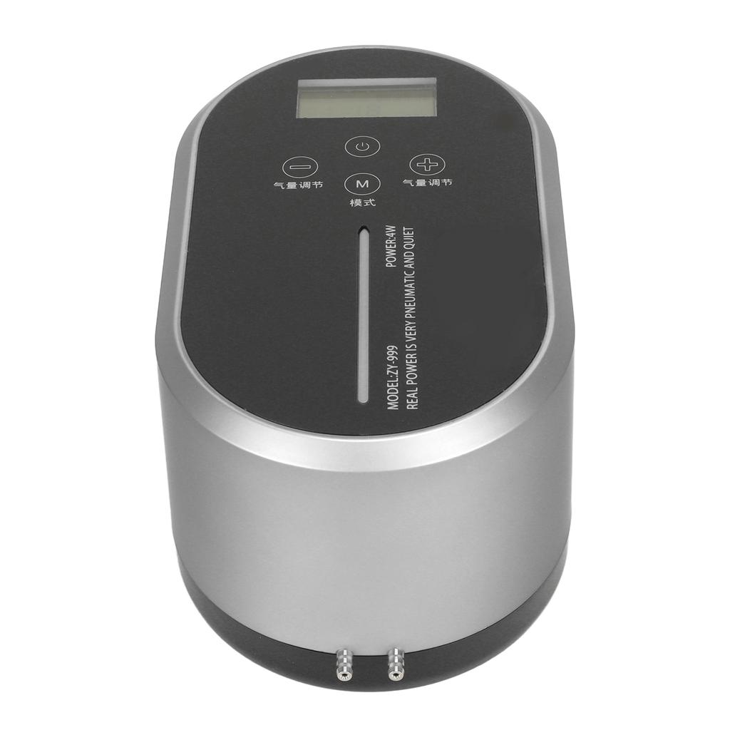 Pompa d'aria per acquario Ultra Silenziosa Grande Volume LCD Touch Regolabile AC DC Pompa d'aria per ossigeno per acquario