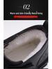 Men's Cotton High-Top Winter Boots - Plush, Thickened, Waterproof, Cold-Proof, Warm Martin Snow Shoes