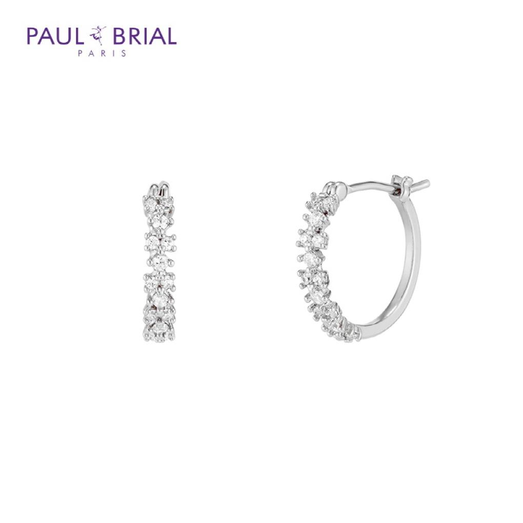 PAULBRIAL PYBE0088 (WG) Aurora Hoop Earrings