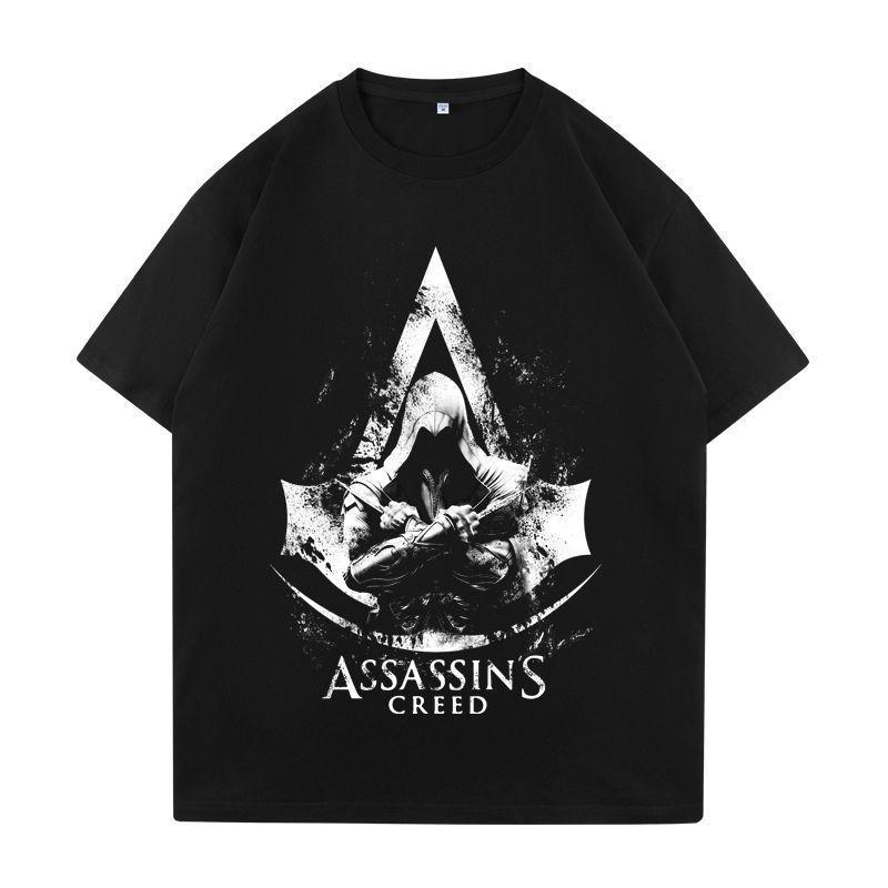 Camiseta de manga corta y cuello redondo holgado de algodón puro para hombre y mujer, ideal para verano y otoño.