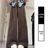 Women's Pink Velvet Wide-Leg High-Waisted Pants - Autumn/Winter Casual Slimming Sweatpants