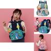 Cute Dinosaur Pattern Backpack For Children Breathable Oxford Cloth Bag For Kindergarten