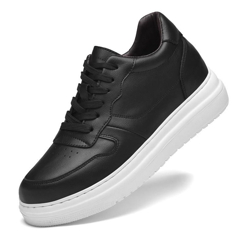 Men s Genuine Leather Height Increasing Casual Sports Shoes 44