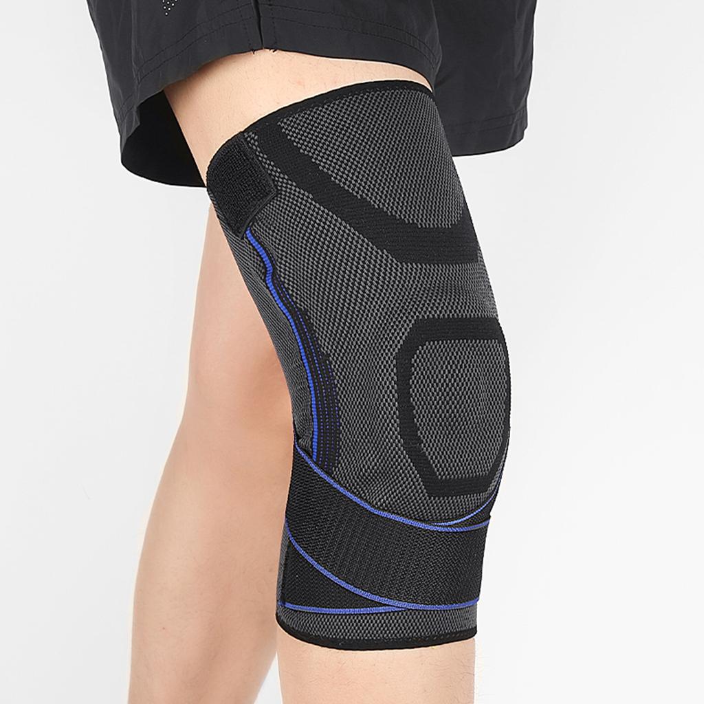 1PCS Kneepads Knee Support Protector with Silicone Design and Flexible Elastic Fitness Soft
