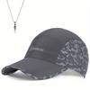 2pcs SDSRUI Quick-drying Baseball Cap Duck Tongue Cap Summer Arrow Pendant Necklace Set Men Women Fashion Leisure Couple Sun Hat