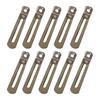 10Pcs Brace Angle Bracket Corner Fixture Brackets Rustproof Corrosion Resistant Right-Angle Corner
