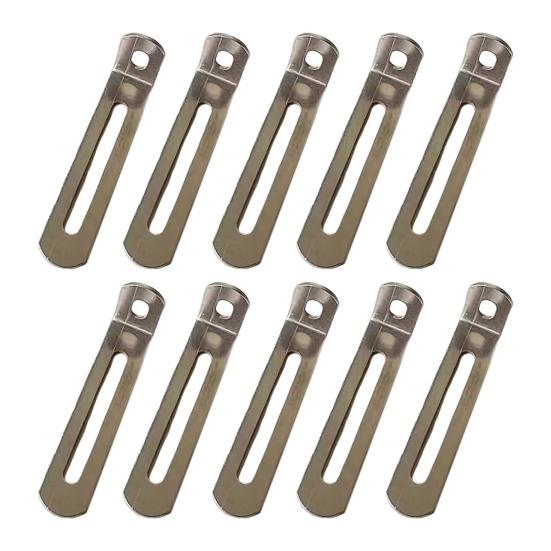 10Pcs Brace Angle Bracket Corner Fixture Brackets Rustproof Corrosion Resistant Right-Angle Corner