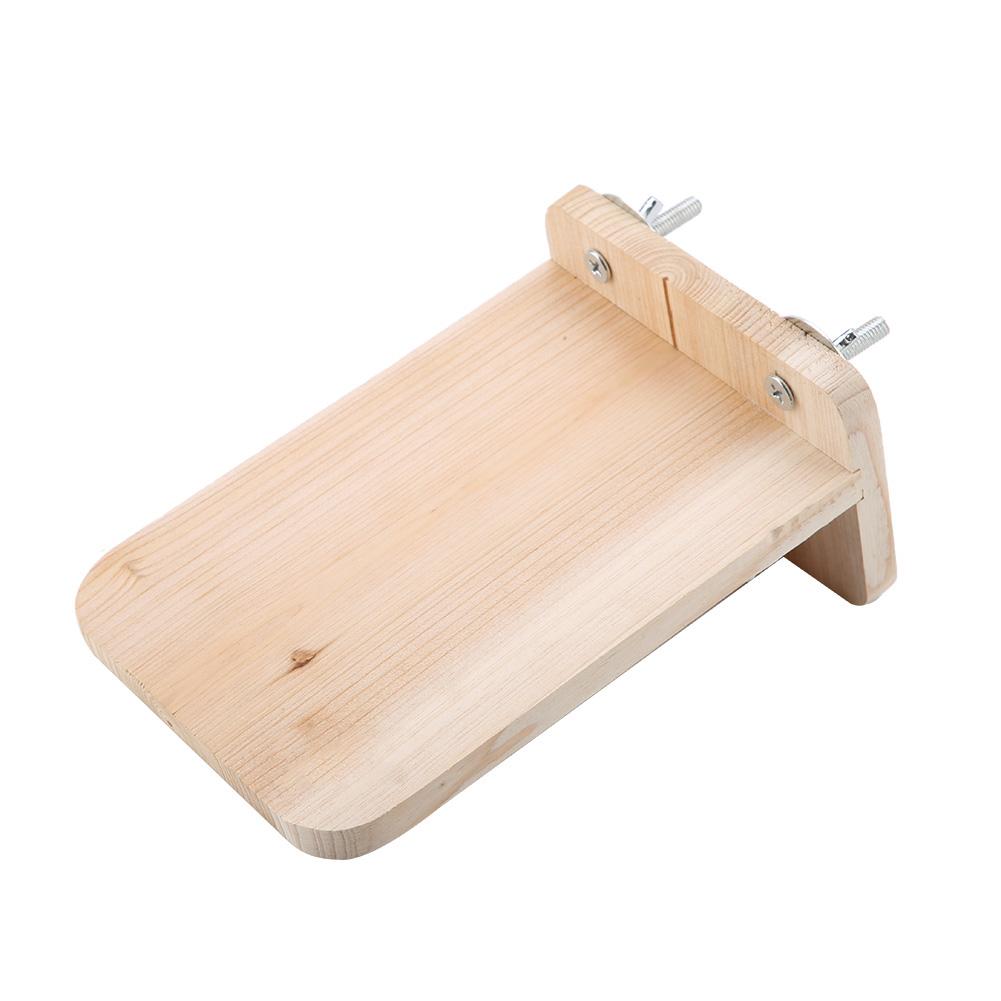 

Hamster Wood Platform With Screws For Hamster Squirrel Cage Small Pet Toys
