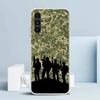 Camouflage Military Cover for Samsung Galaxy A17 A37 A57 A16 A26 A36 A56 A15 A14 A55 Phone Case A13 A53 A25 A35 A24 A34 A23 A33