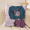 LLaceys Games cool Cushion Cover Silky Short Plush Invisible Zipper Dustproof Sofa Pillow Case for Home Decor