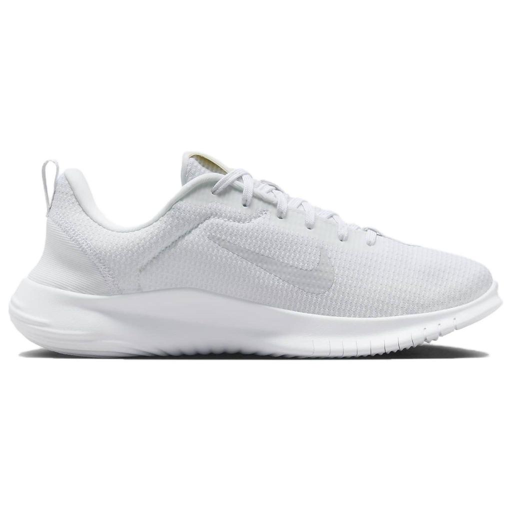 Nike Flex Experience Run 12 White Pure Platinum Womens Running Shoes DV0746-100