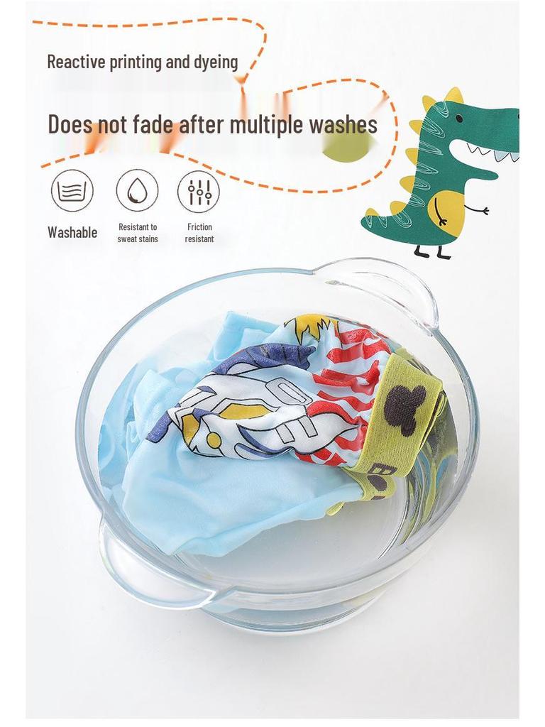 Boxers antibactériens en pur coton pour enfants et bébés