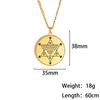 Dawapara Abracadabra Anhänger Abraxas Kabbalistische Magie Okkult Esoterisch Amulett Halskette Übernatürlich Edelstahl Schmuck