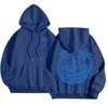 Plus Size Women's Retro Hip Hop Hoodie - Street Style Letter Print, Loose Fit, Autumn/Winter Fashion